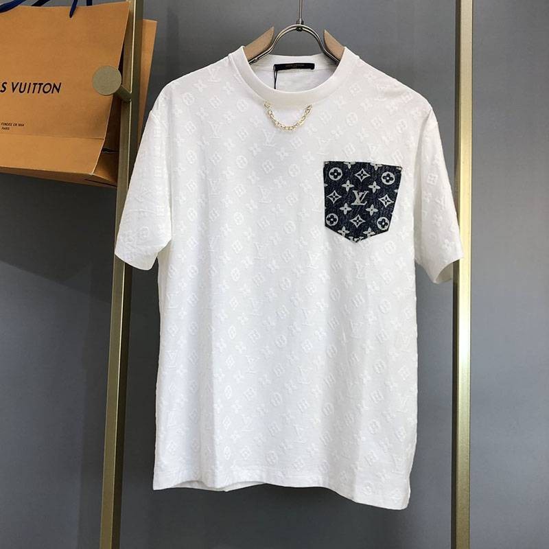 ★Japan!! Popular! Louis Vuitton Monogram Pocket T-shirt Replica vuf39194