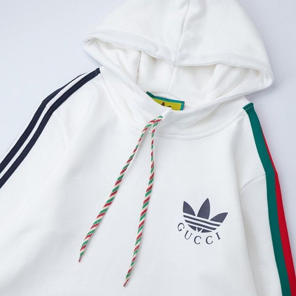 Sure to sell out Adidas x Gucci collaboration cotton jersey hoodie replica gud61530