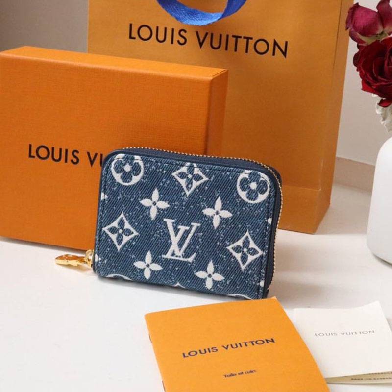 Very popular!! New color Louis Vuitton Zippy Coin Purse Fake M81185