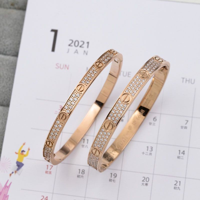New sale Cartier LOVE bracelet replica, pave diamonds, 2 sizes kao25025 New sale Cartier LOVE bracelet replica, pave diamonds, 2 sizes kao25025