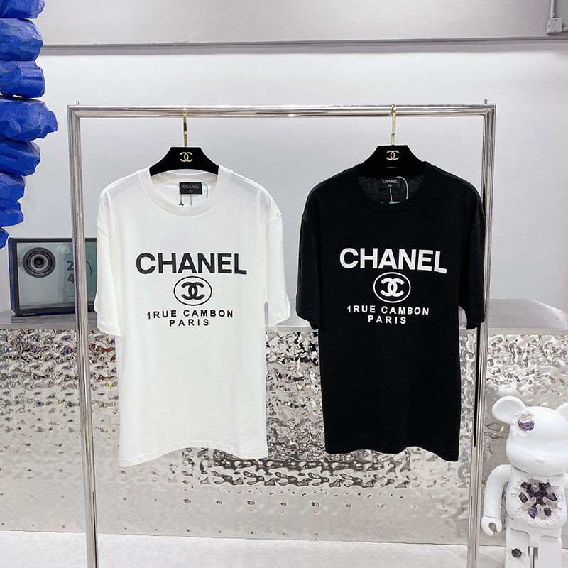 Very popular!! New color Chanel T-shirt super copy printed ready-to-wear cruise sht43768 Very popular!! New color Chanel T-shirt super copy printed ready-to-wear cruise sht43768