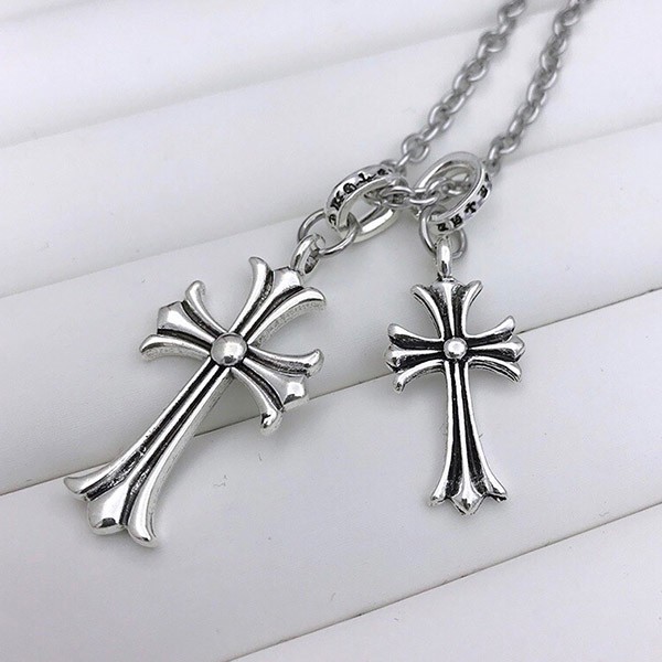 Very popular Chrome Hearts necklace replica ★ CH Cross Roll Chain Kub31684