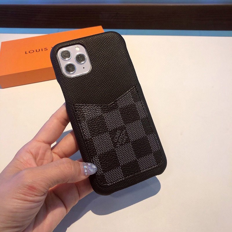 No customs duties Louis Vuitton Damier Graphite copy iPhone 13/12/11/Pro bumper vup70181