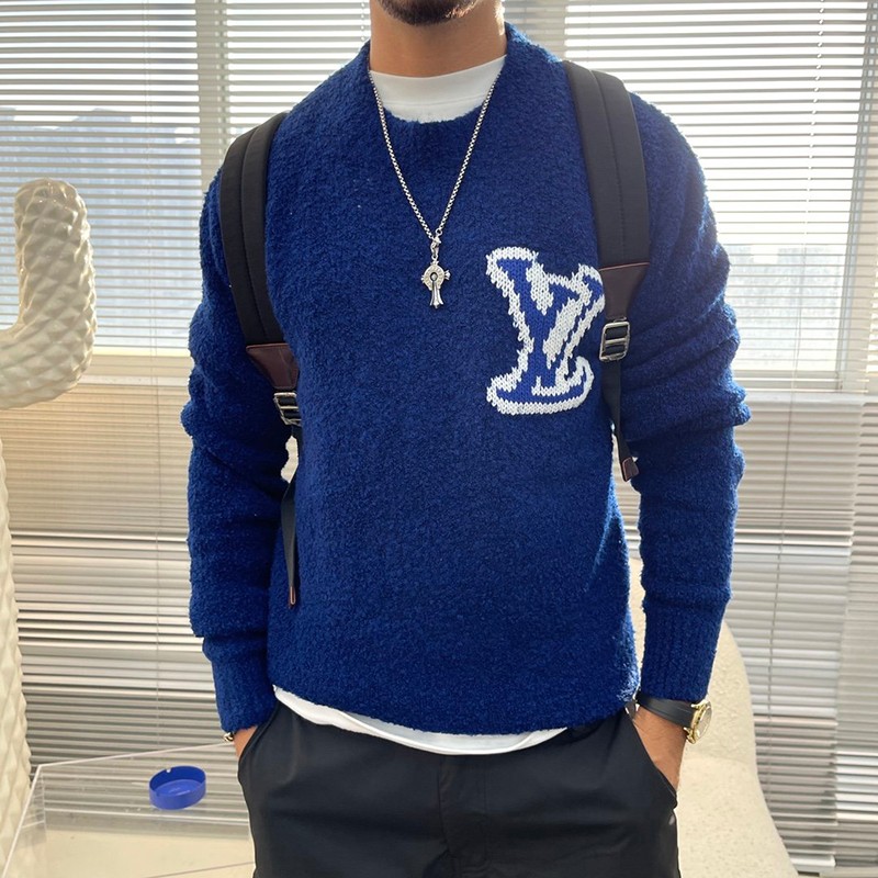 [Not available in Japan] Louis Vuitton knit replica stitch crew neck knit vud62411