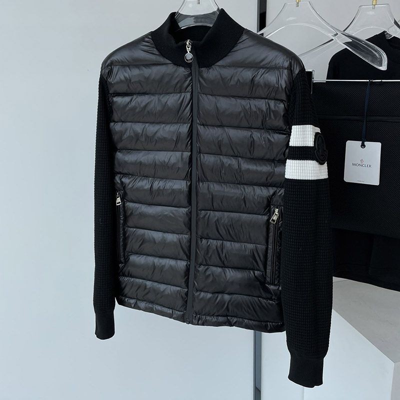 Classic and popular Moncler copy knitted cuff down jacket ☆ 2 colors mok62727 Classic and popular Moncler copy knitted cuff down jacket ☆ 2 colors mok62727