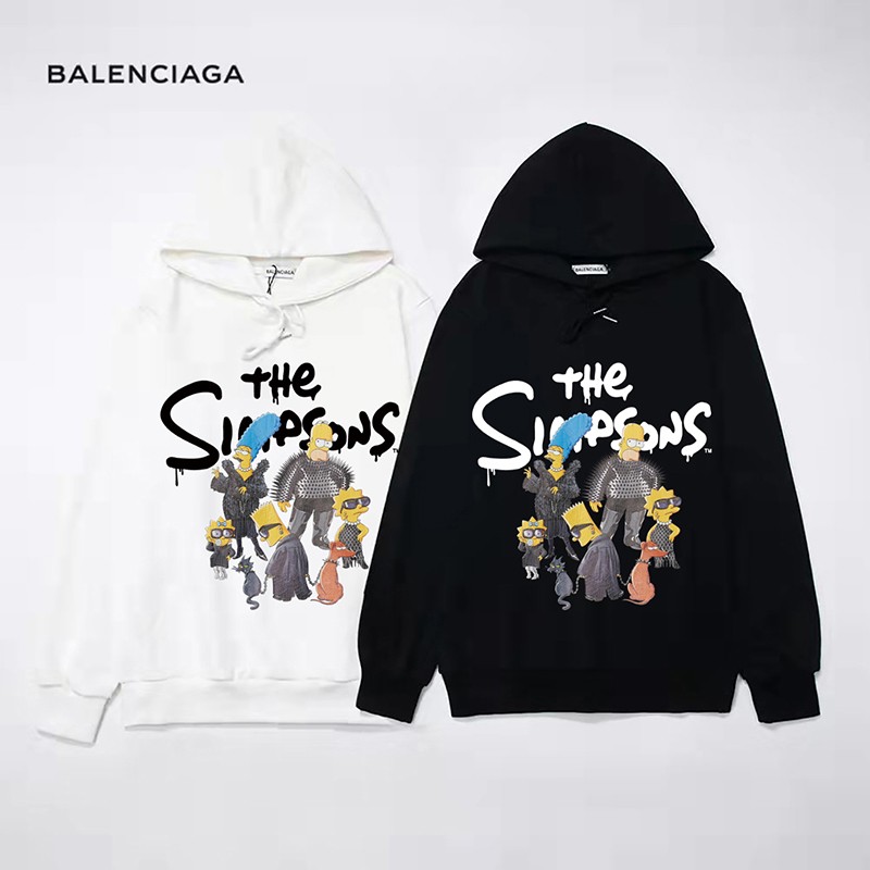 Best Price Balenciaga Hoodie Replica The Simpsons Wide Black/White 674986TLVG81000 Best Price Balenciaga Hoodie Replica The Simpsons Wide Black/White 674986TLVG81000