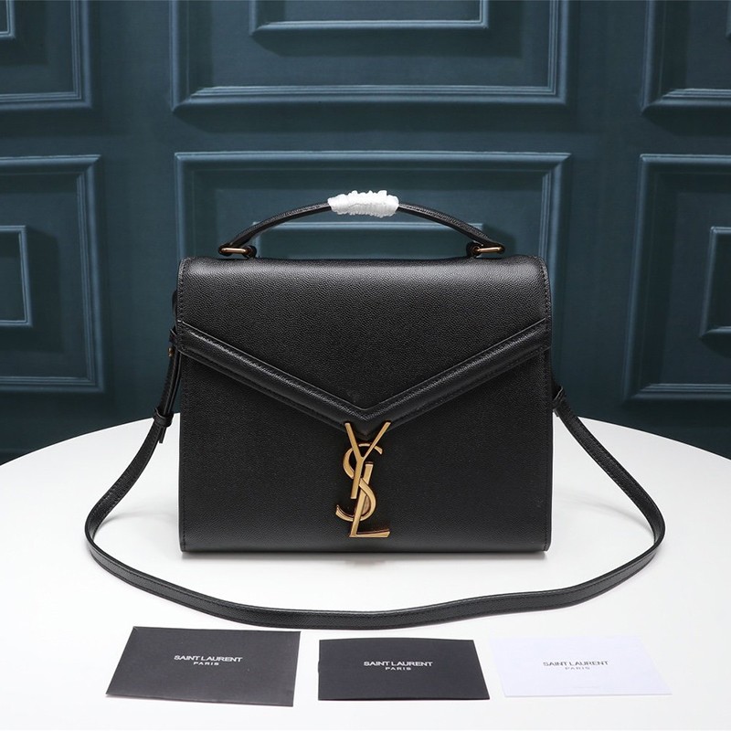 Popular Yves Saint Laurent Shoulder Bag Replica Cassandra Mini Top Handle Bag Leather Sal83091