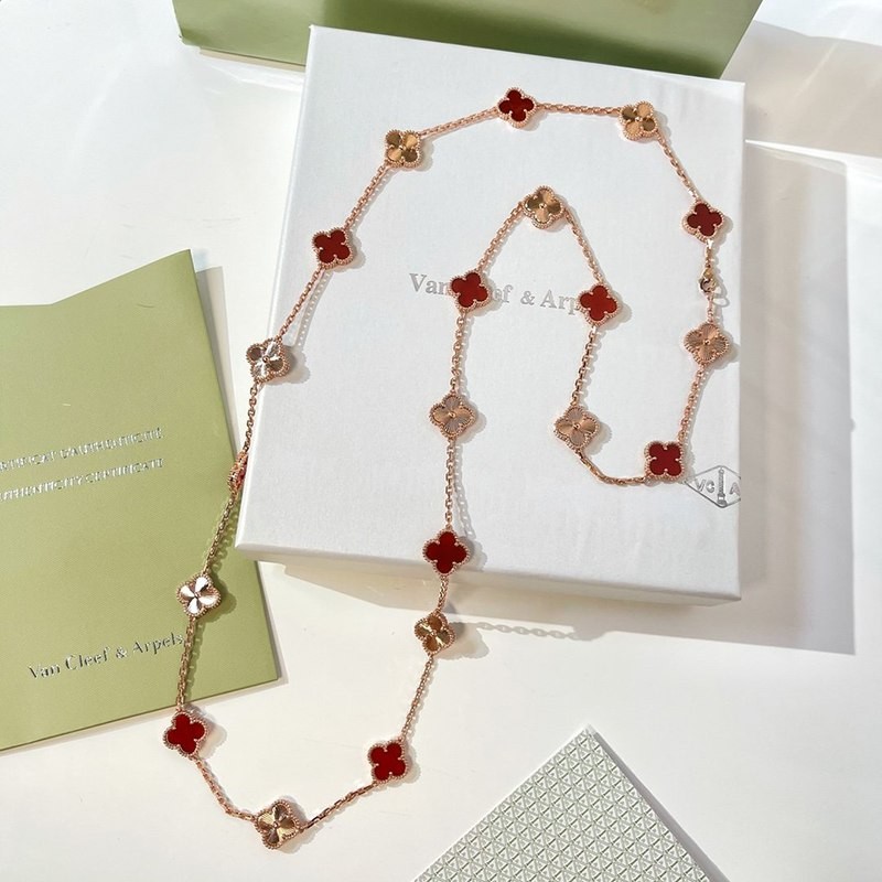 ☆Super popular☆Van Cleef & Arpels Vintage Alhambra Long Necklace Replica vam05976 ☆Super popular☆Van Cleef & Arpels Vintage Alhambra Long Necklace Replica vam05976