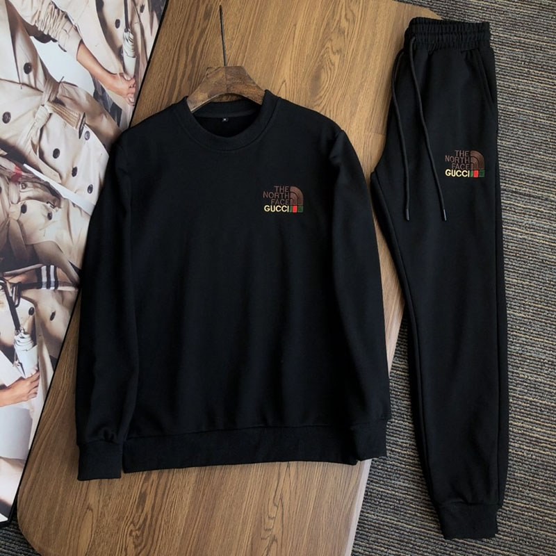 Very popular all over the world? Gucci x The North Face Sweat Top & Pants Fake Top and Bottom Set Nop13751