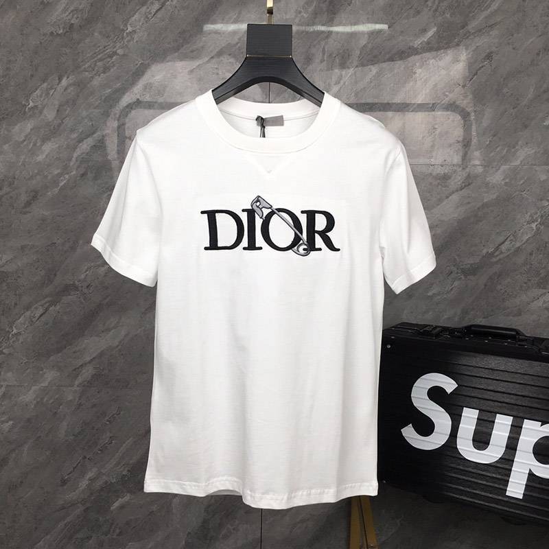 Extremely rare! Dior FLOWERS oversized T-shirt replica, cotton jersey, 2 colors, det07559