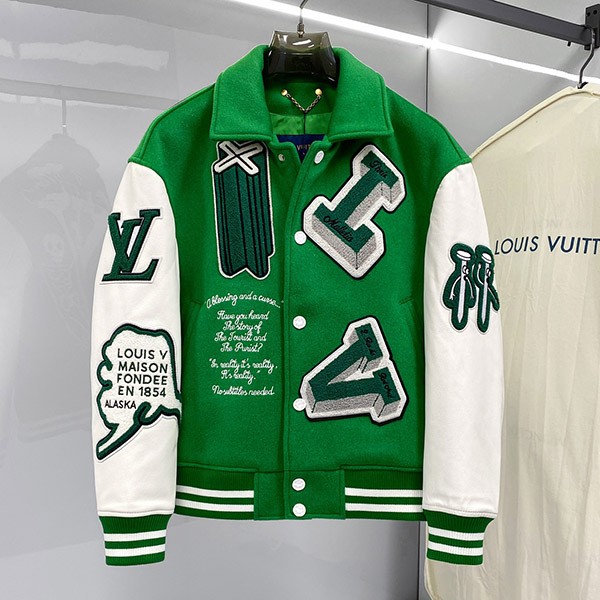 Rare? Louis Vuitton Jacket Replica Varsity Leather 1A98D2 Rare? Louis Vuitton Jacket Replica Varsity Leather 1A98D2