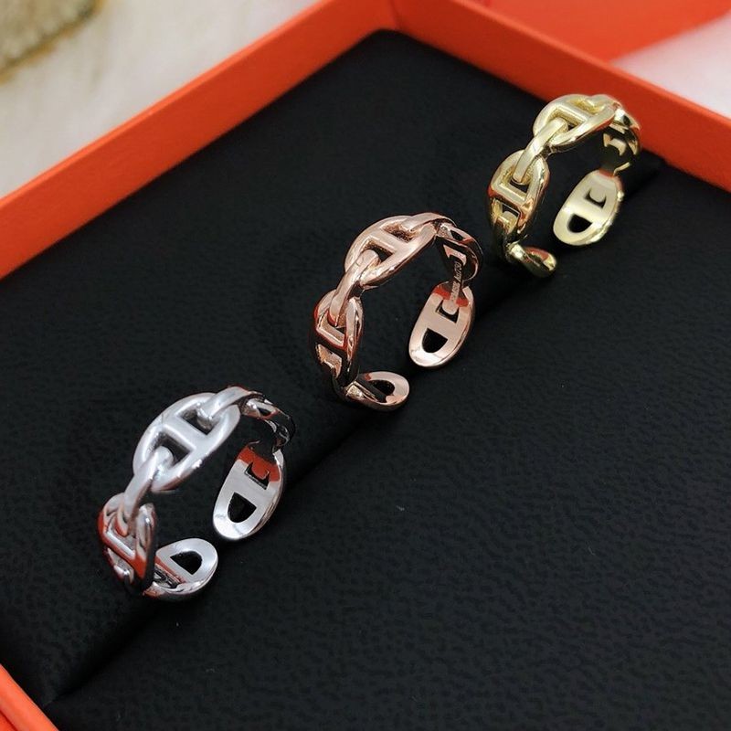 Hard to find [Hermes] Chaine d'Ancre Enchaine PM fake ring 3 colors H110025B00046