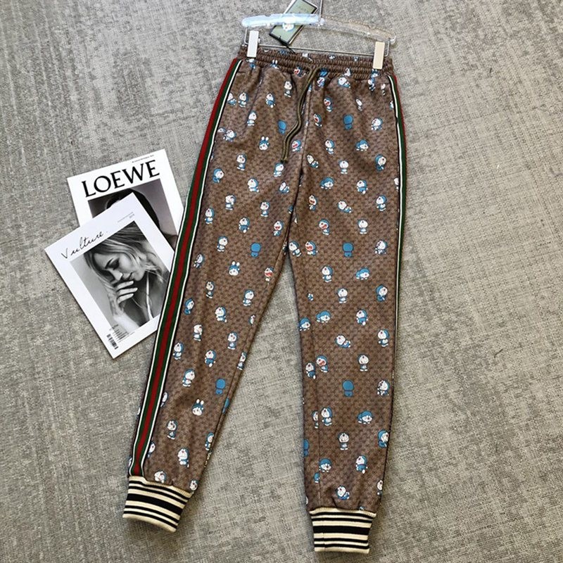 Extremely rare! Gucci x Doraemon GG jersey pants replica guu30755