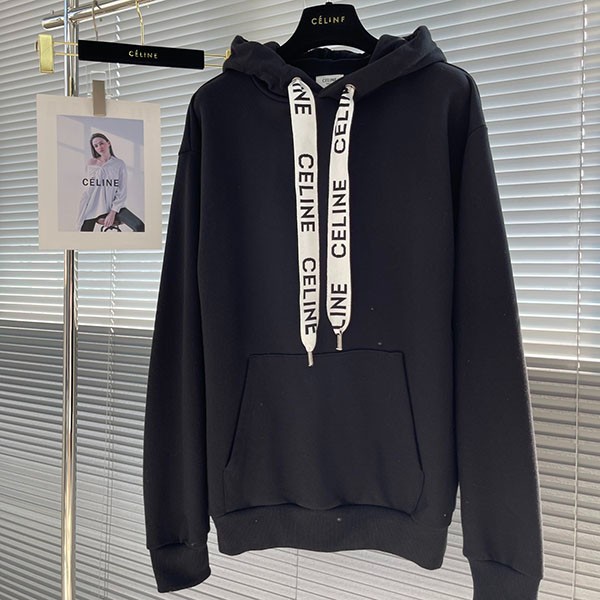 Attention-grabbing! Celine | Loose Sweatshirt Replica Cotton Fleece Logo 2Y468052H38NO