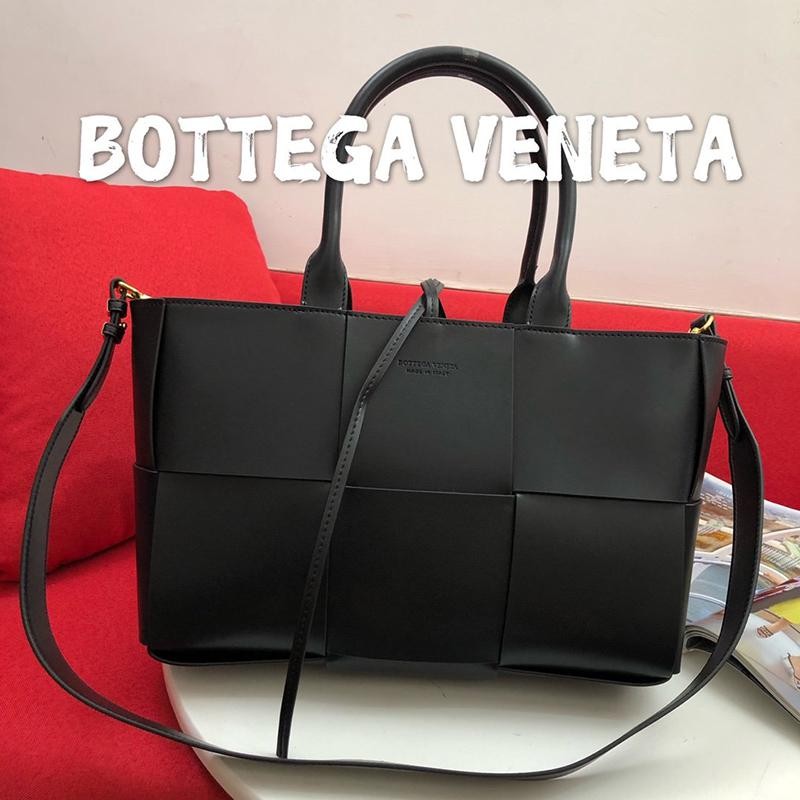 Classic Bottega Veneta Zaarco Tote Replica Black bom71091