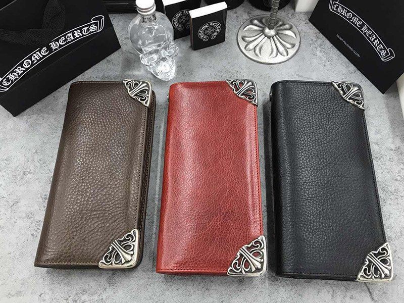 Want it? Super limited edition? Chrome Hearts wallet copy single fold/long wallet/long billfold Kuj53236