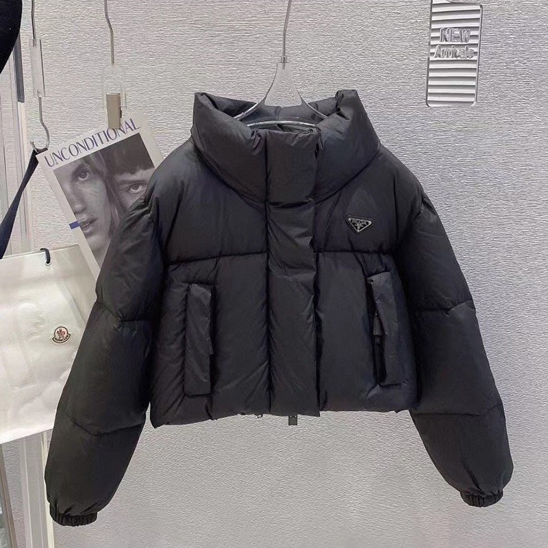 Sure to sell out ★ Prada down jacket replica outlet hooded short pue28560