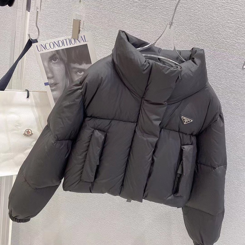 Sure to sell out ★ Prada down jacket replica outlet hooded short pue28560