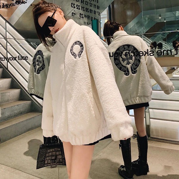 The best feeling on the skin Chrome Hearts replica jacket with logo zip-up in 2 colors Kur86971