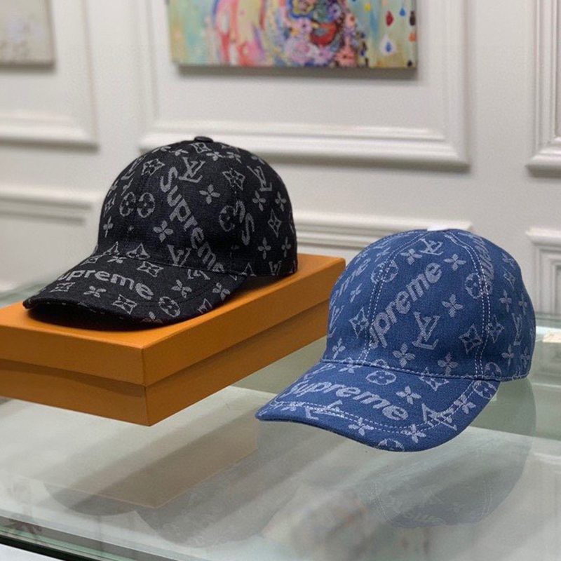 Rare color Supreme Louis Vuitton cap replica Perforated Camp Cap navy 2 colors vub13408 Rare color Supreme Louis Vuitton cap replica Perforated Camp Cap navy 2 colors vub13408