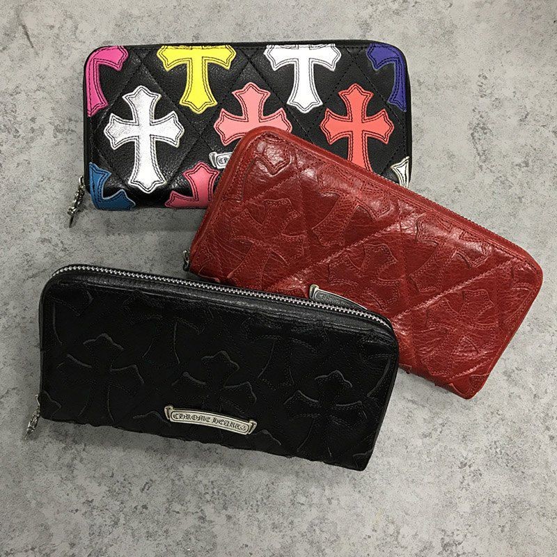 [Immediate Delivery] Chrome Hearts Wallet Replica REC F ZIP Multicolor Kur90232