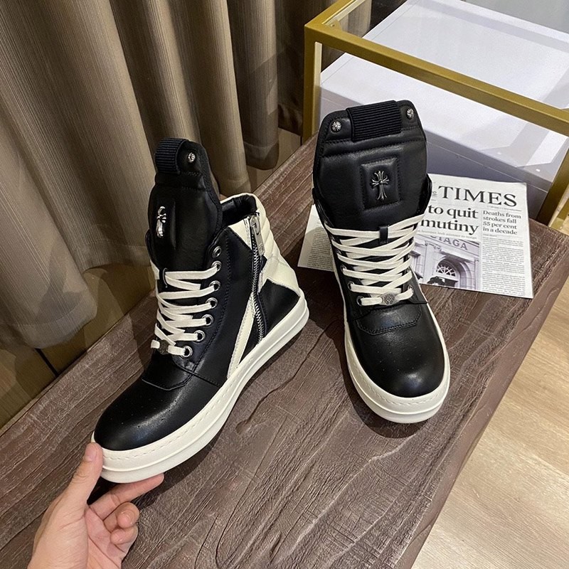 Sold out Chrome Hearts replica Timberland Dagger boots black Dagger Kun86603