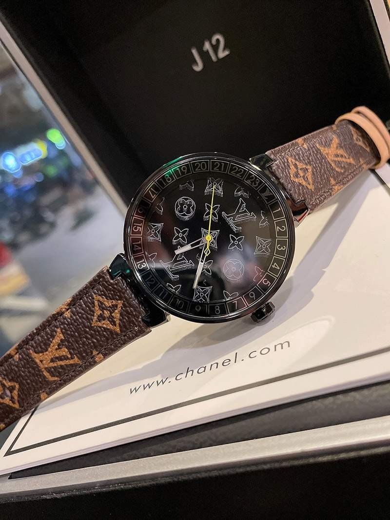 Free shipping Louis Vuitton watch replica Tambour Street Diver 40mm vuj15515