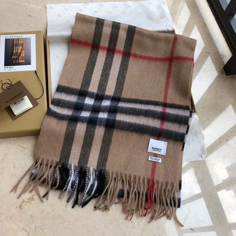 21AW New Burberry Replica Classic Cashmere Check Scarf Baf79234