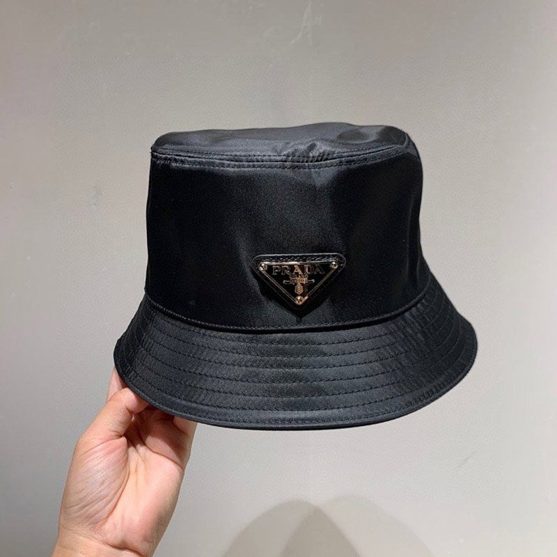 Extremely rare! Prada Re Nylon bucket hat with logo fake puz97823