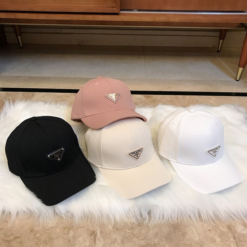 21AW New Arrival Prada Parada Straw Baseball Cap Unisex puh48244