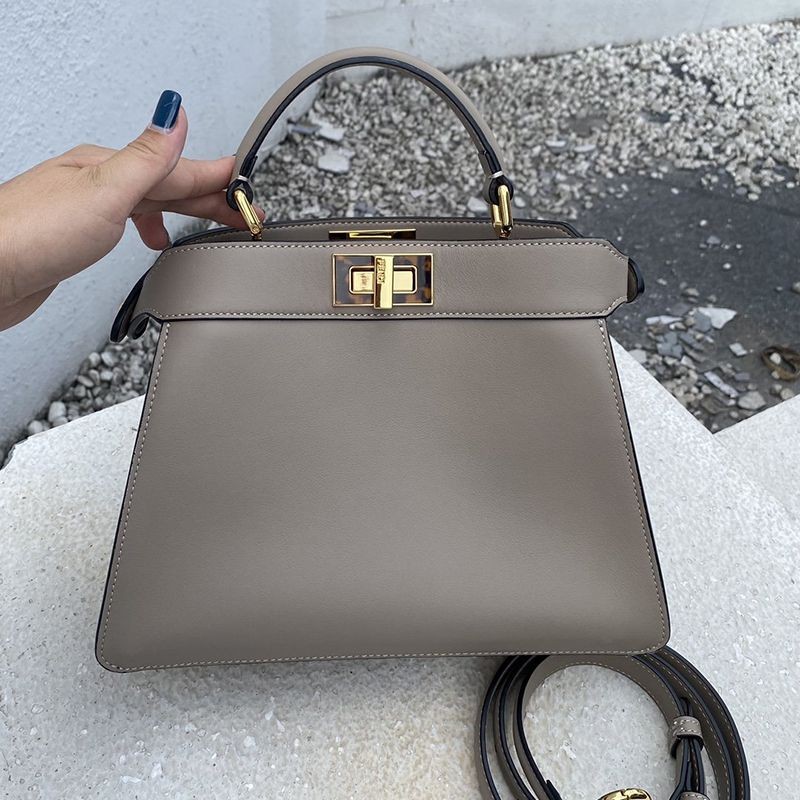 Battle for Fendi Replica Peekaboo iSeeU Small Leather Bag Fed25479