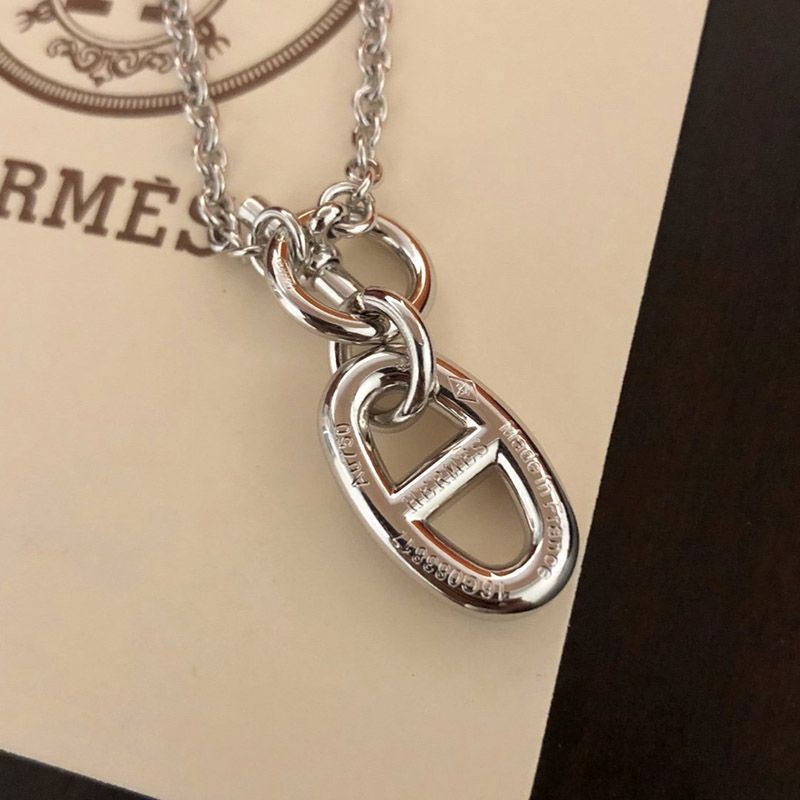 ☆Super popular☆Hermes Chaine d'Ancre necklace silver copy erc07335 ☆Super popular☆Hermes Chaine d'Ancre necklace silver copy erc07335