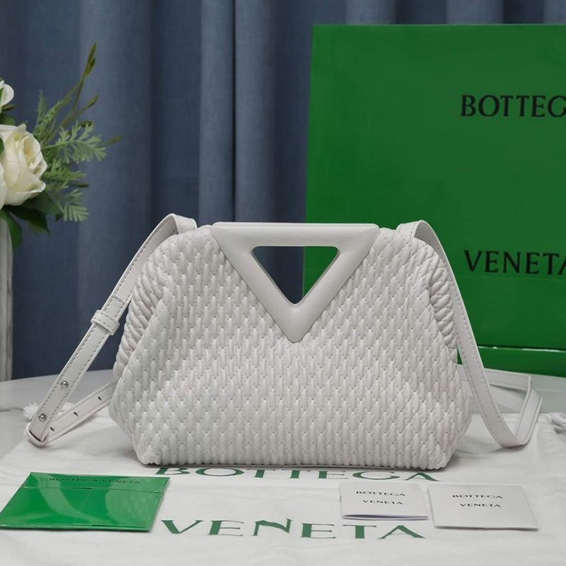 Cute Bottega Veneta Point Replica Top Handle Small Bag Box45144