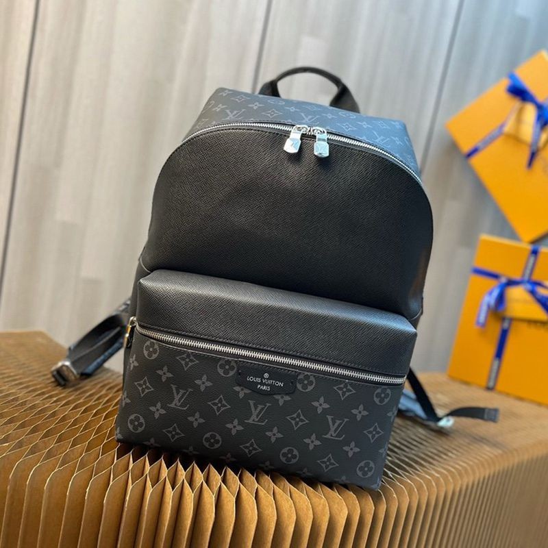 New Spring Louis Vuitton Discovery Backpack Replica ★ Taiga Leather Monogram vuj60474