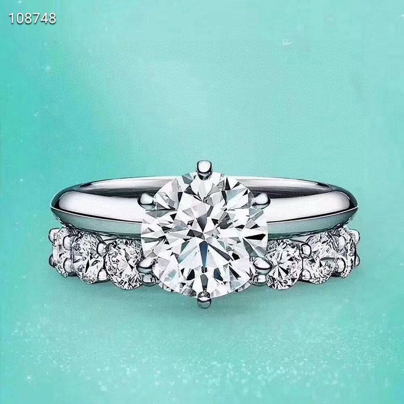 21-22AW [Worn by Twice Sana] Tiffany Soleste Replica Engagement Ring Tit32122