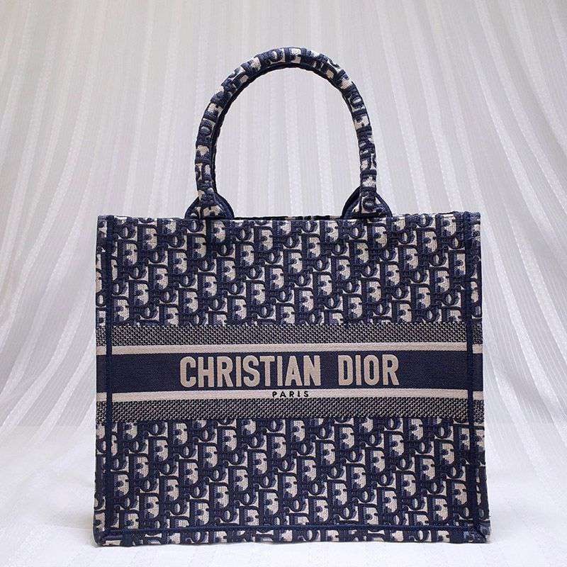 Free shipping Dior Book Tote Fake Bag Dior Oblique Embroidery dei73460