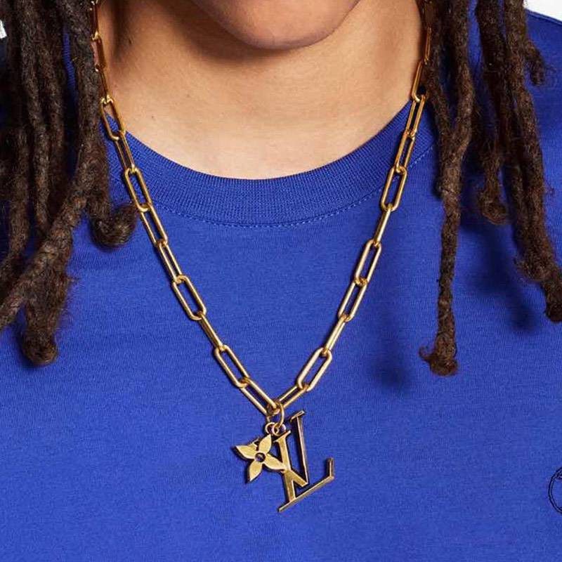 Very popular! Louis Vuitton LV logo necklace replica vup64583 Very popular! Louis Vuitton LV logo necklace replica vup64583