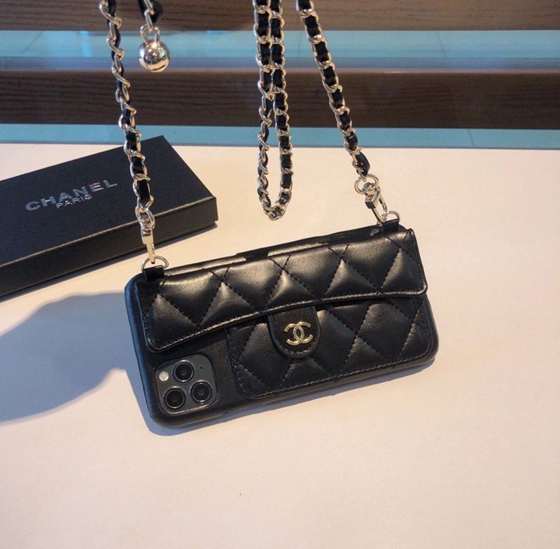 21AW new Chanel smartphone case fake iPhone11/12/13 case shd48437