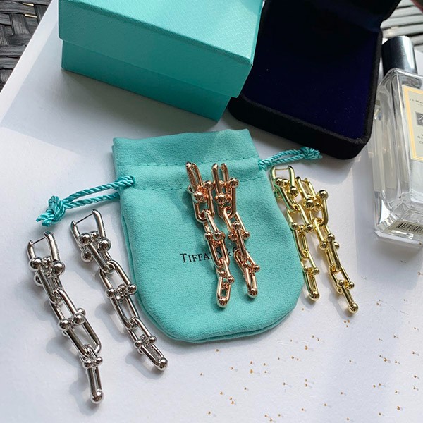 Classic Tiffany Hardwear Graduated Link Earrings Replica Tia20282 Classic Tiffany Hardwear Graduated Link Earrings Replica Tia20282