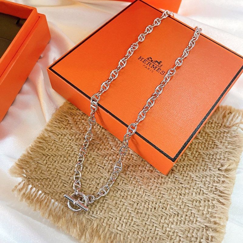 ☆Super popular☆ [Hermes] Elegant shine Chaine d'Ancre medium model super copy H101262B00