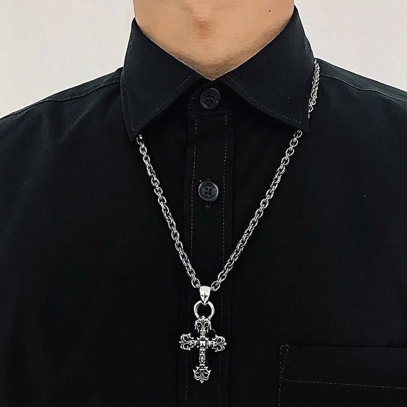 Competition for Chrome Hearts Necklace Filigree Baby Fat Charm Kuv06406