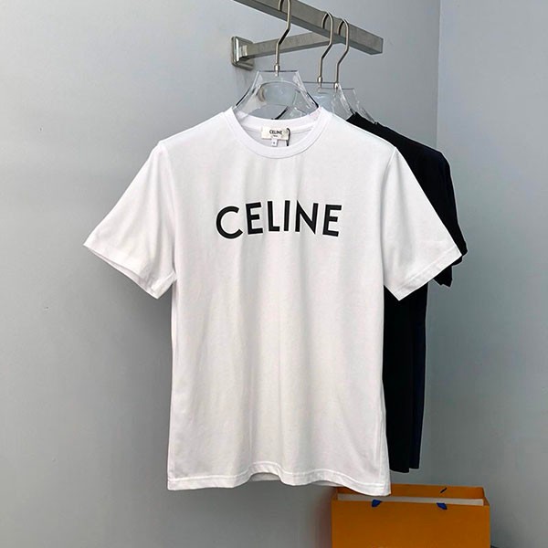 ★Super popular★Celine T-shirt replica*Crew neck logo*Used by celebrities 2X308916G ★Super popular★Celine T-shirt replica*Crew neck logo*Used by celebrities 2X308916G