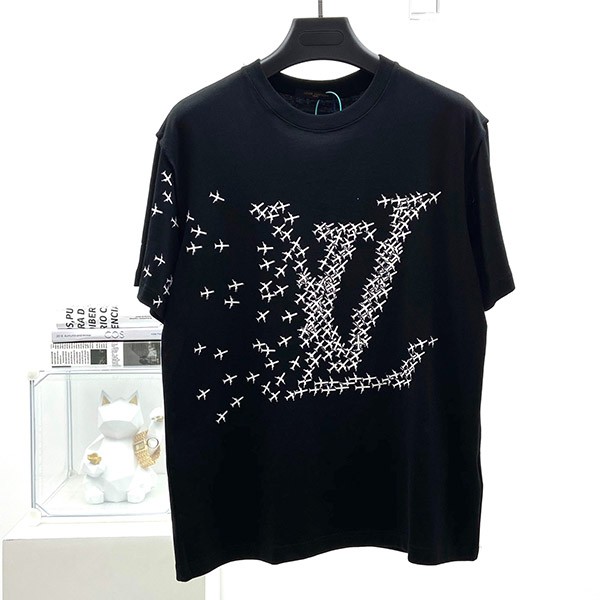 No. 1 in cumulative sales! Louis Vuitton T-shirt copy limited short sleeve embroidery vuy37200