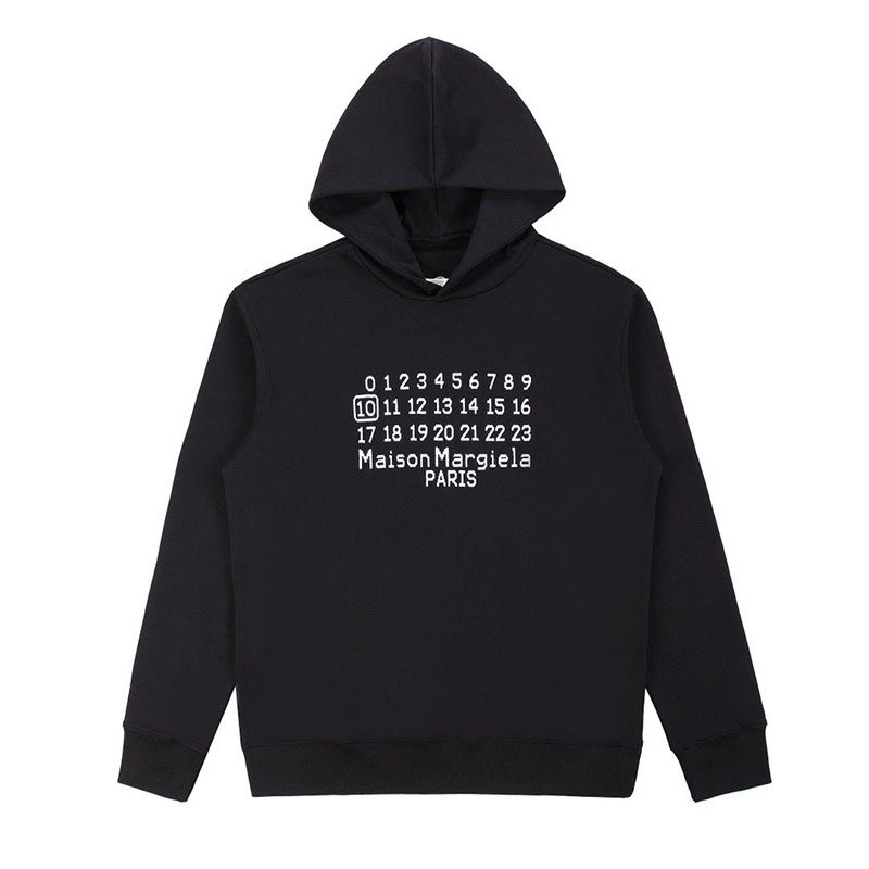 Very popular ☆ MM6 copy Maison Margiela logo print cotton hoodie Mai79042 Very popular ☆ MM6 copy Maison Margiela logo print cotton hoodie Mai79042