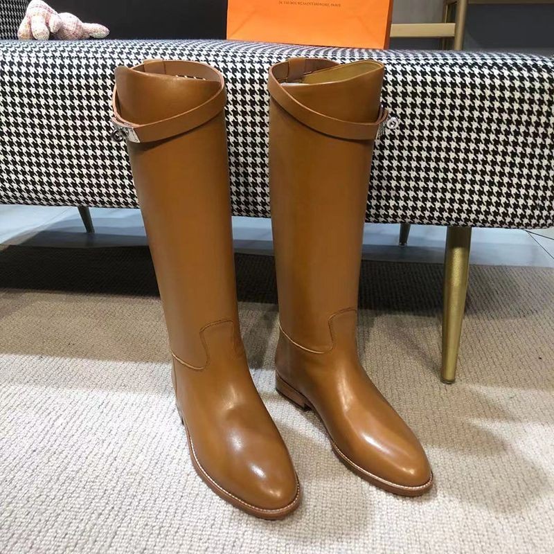 Classic Hermes Jumping boots in calfskin, imitation, 2 colors, eru67904 Classic Hermes Jumping boots in calfskin, imitation, 2 colors, eru67904