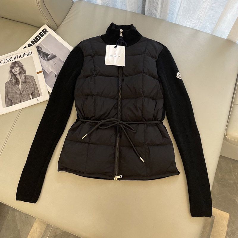 Love at first sight? Moncler replica knitted cuff down jacket moy89212