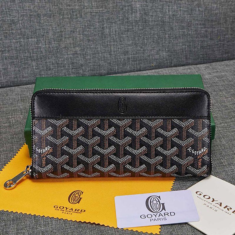 Rare color Goyard Matignon GM long wallet replica special color Gos98218