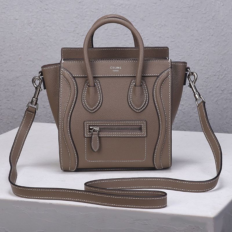 Battle for the Celine Luggage Nano Handbag Replica in 3 Sizes Cex31406