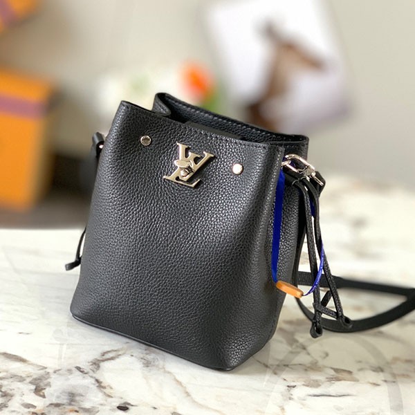 Hard to find Louis Vuitton Nano Lockme Bucket replica Lockme shoulder bag M68709 Hard to find Louis Vuitton Nano Lockme Bucket replica Lockme shoulder bag M68709