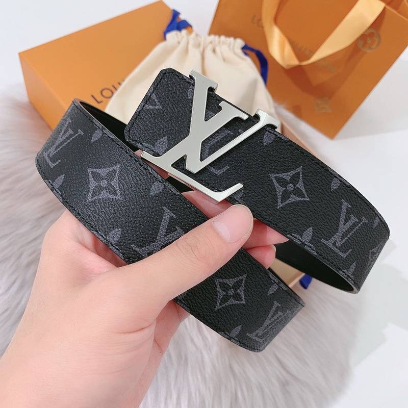 No. 1 in cumulative total sales! Louis Vuitton Santur Monogram Print Replica 40MM Reversible Belt vuk40043